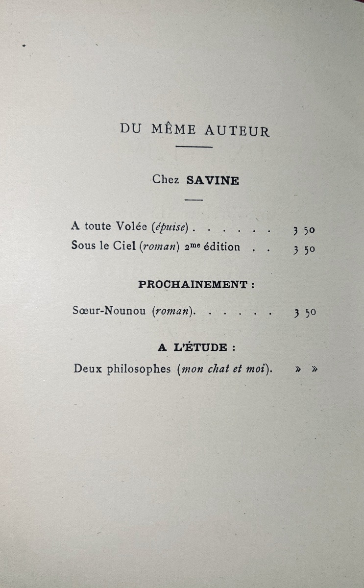 STÉPHANE (Marc) - Savants devis & joyeux rythmes d'un buveur de Soleil. Chez l'auteur, 1894.-photo-2
