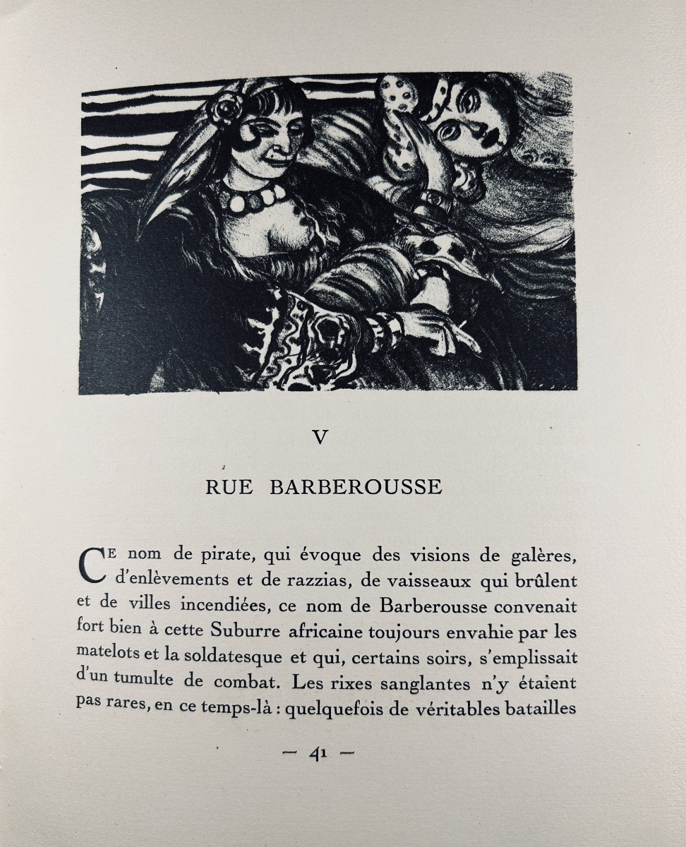 [SURÉDA] - BERTRAND (Louis) - Nuits d'Alger. Ernest Flammarion, 1929, exemplaire numéroté.-photo-4