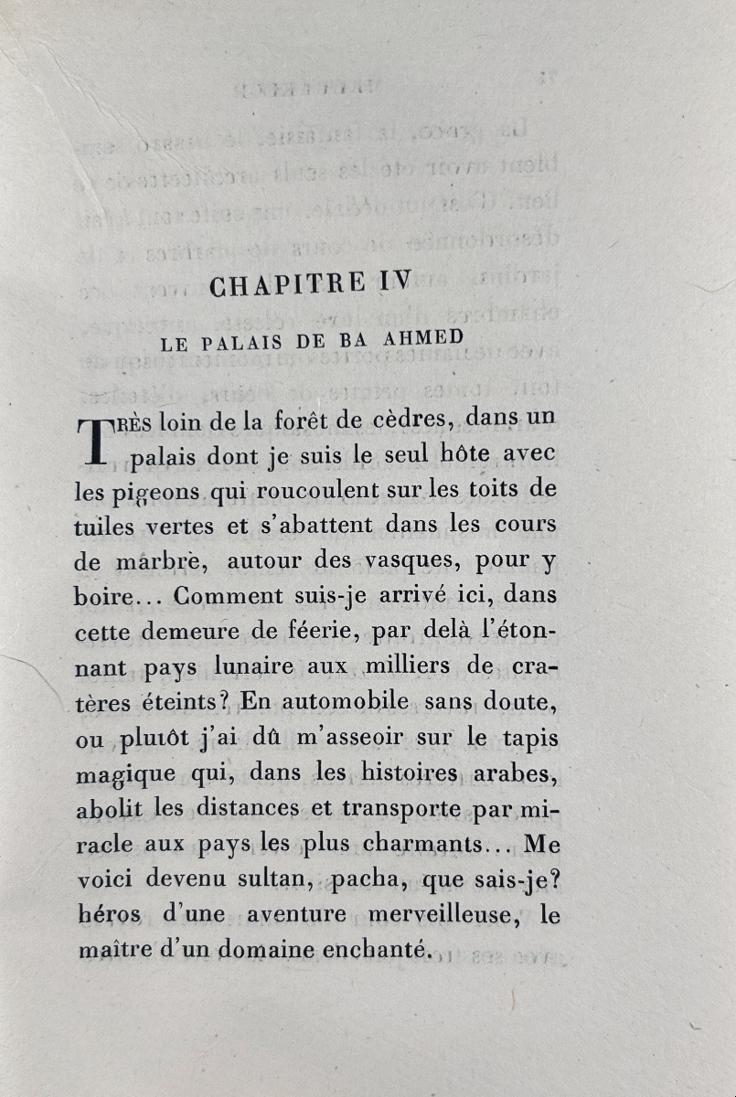 Tharaud (jérome And Jean) - Marrakech, Or The Lords Of The Atlas. Plon, 1920, Numbered.-photo-5