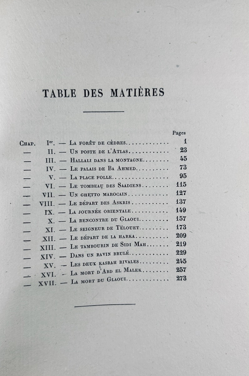 Tharaud (jérome And Jean) - Marrakech, Or The Lords Of The Atlas. Plon, 1920, Numbered.-photo-8