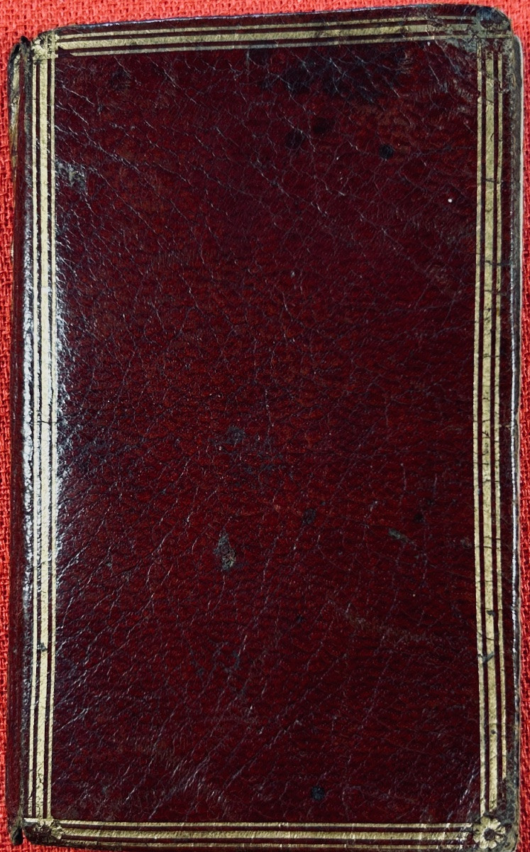 Le trésor des almanachs, étrennes nationales. Cailleau, 1783, reliure plein maroquin d'époque.-photo-2