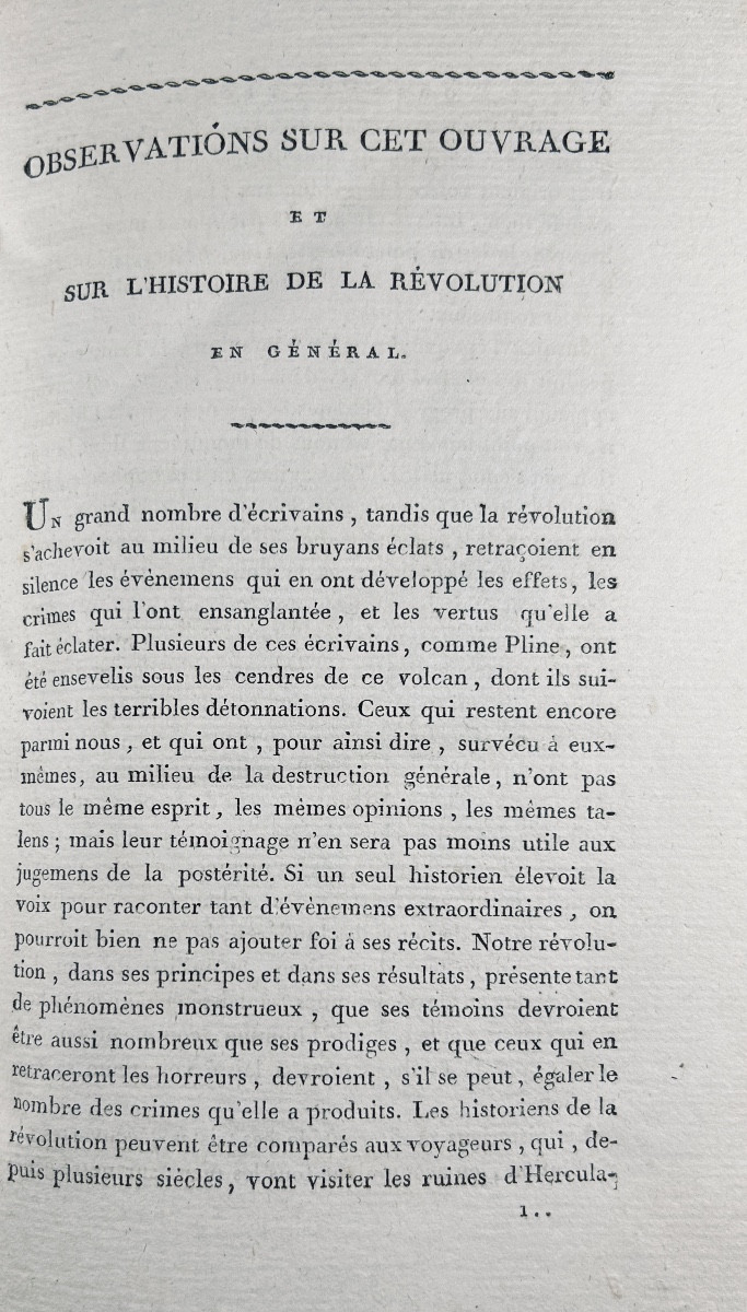 BERTRAND DE MOLLEVILLE - Histoire de la Révolution de France. Chez Giguet, 1801, reliure 19ème.-photo-4