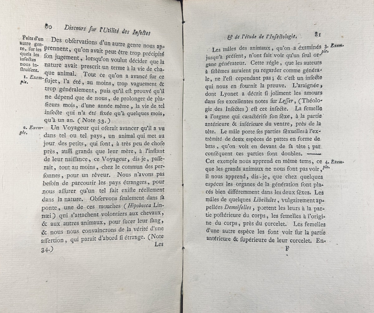 BREZ (Jaques) - La flore des insectophiles. Utrecht, chez Wild et Altheer, 1791, broché.-photo-1