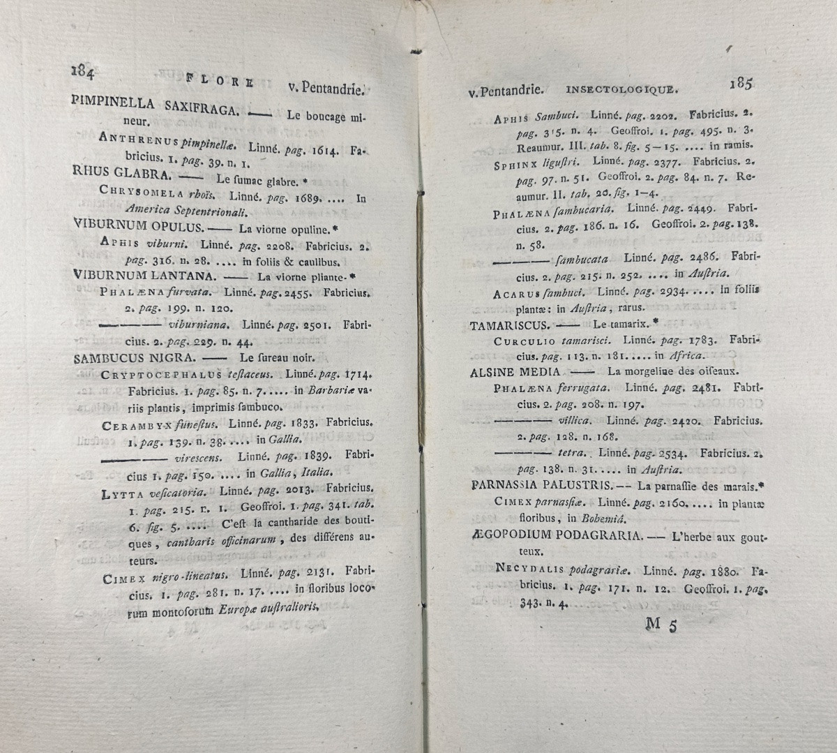 BREZ (Jaques) - La flore des insectophiles. Utrecht, chez Wild et Altheer, 1791, broché.-photo-3