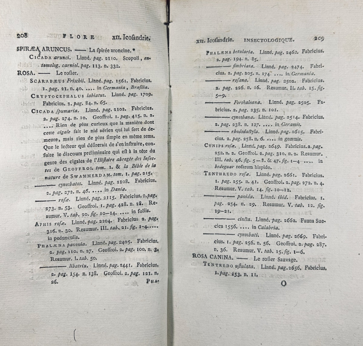 BREZ (Jaques) - La flore des insectophiles. Utrecht, chez Wild et Altheer, 1791, broché.-photo-4