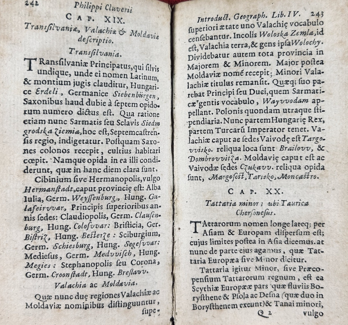 CLUVERII (Philippi) - Introductionis in Universam Geographiam. Ex-officina Elzevirana, 1629.-photo-7