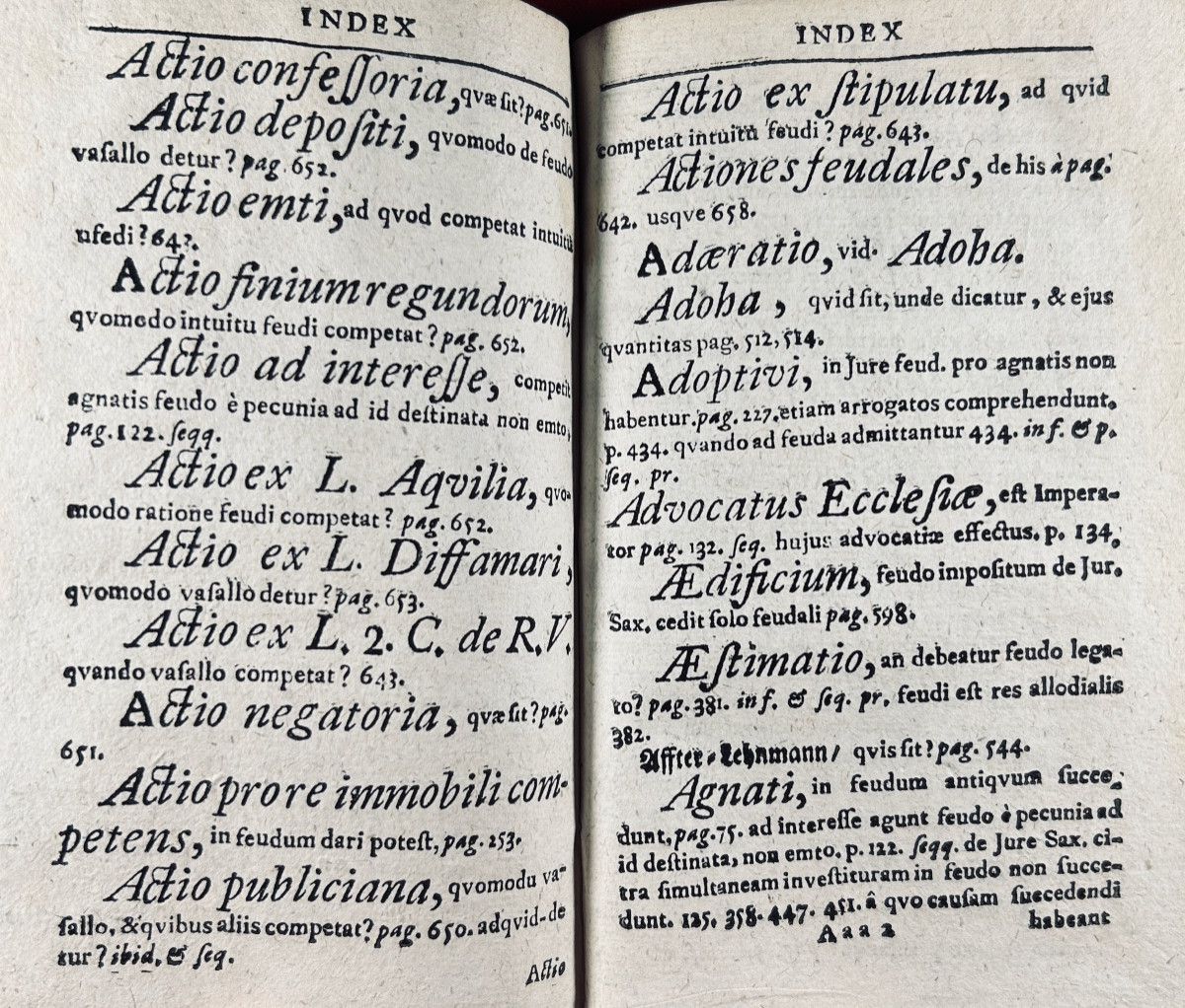 WINZGER - Annotationes ad Examen Feudale Strykianum. Leipzig/Frankfort, Schopf, 1707.-photo-8