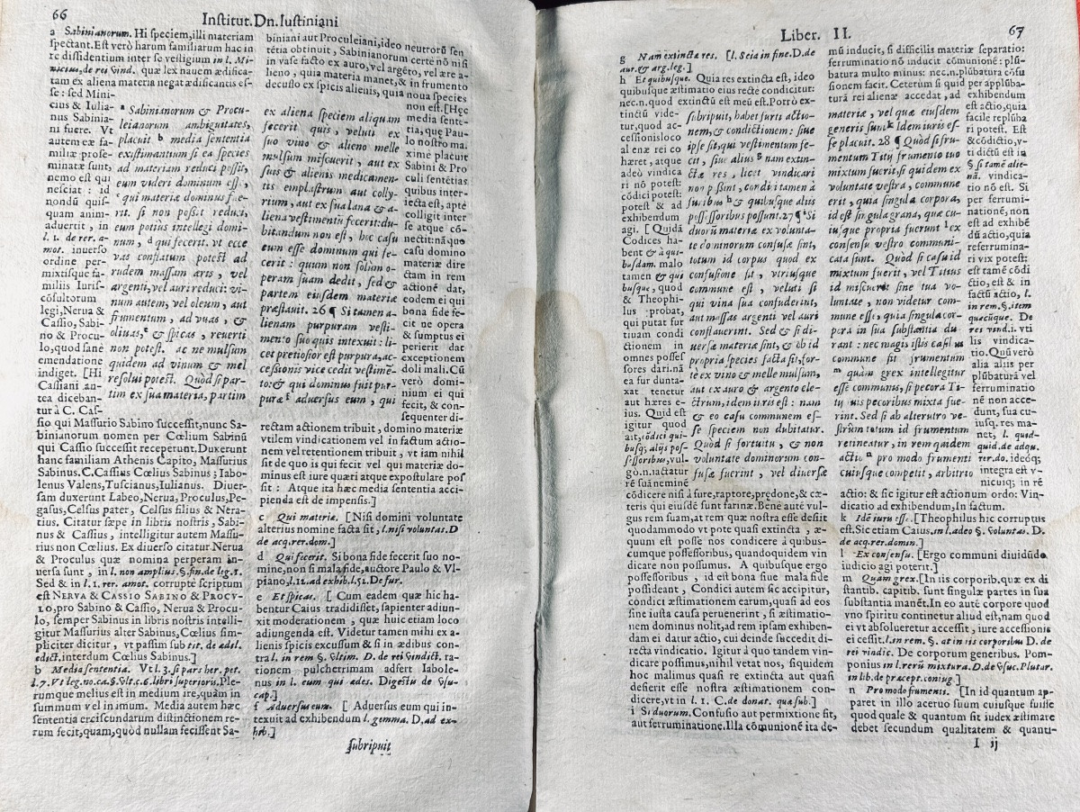 CUJAS - Juris civilis interpretum nostri seculi facile. Crespin, 1610, reliure en vélin.-photo-4