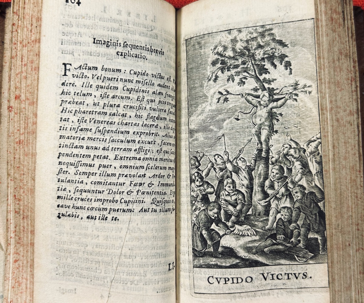 Drexel - Nicetas Feu Triumphata Incontinentia. Cologne, Cornel, 1631, Black Morocco Binding.-photo-1