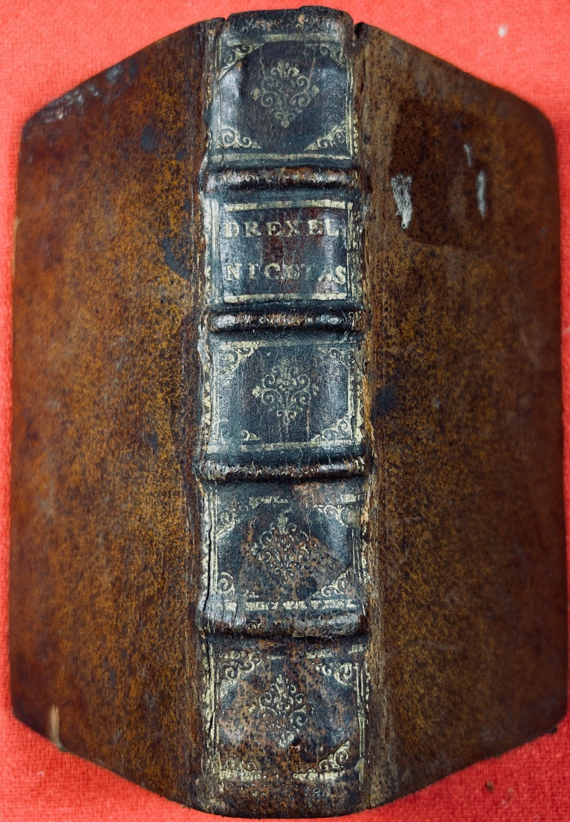 Drexel - Nicetas Feu Triumphata Incontinentia. Cologne, Cornel, 1631, Black Morocco Binding.-photo-6