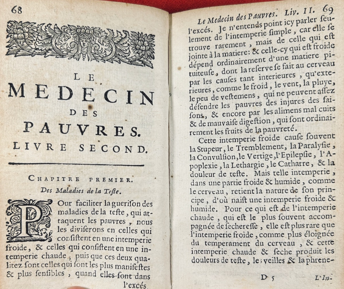 DUBÉ - Le médecin des pauvres, qui enseigne le moyen de guérir. Paris, Couterot, 1680.-photo-4