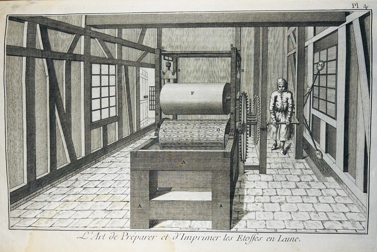 DUHAMEL DU MONCEAU &, LA PLATIÈRE - Art de la draperie. Art de friser. 1765-1780.-photo-8