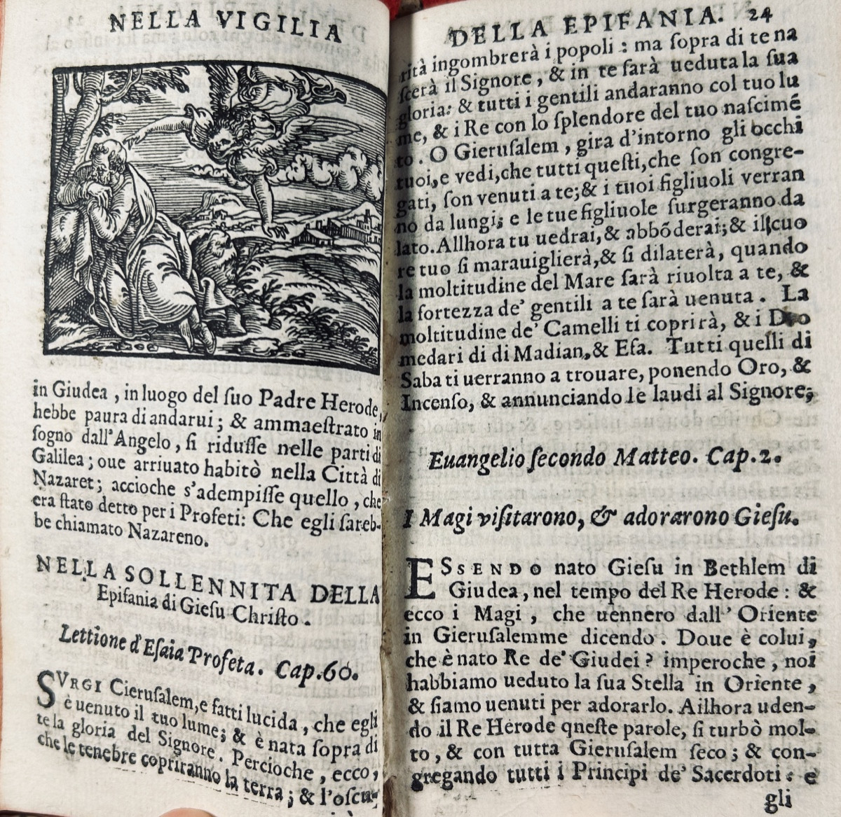 Fiorentino (remigio) - Epistole Et Evangeli Di Tutto l'Anno. 1591, In Old Binding.-photo-3