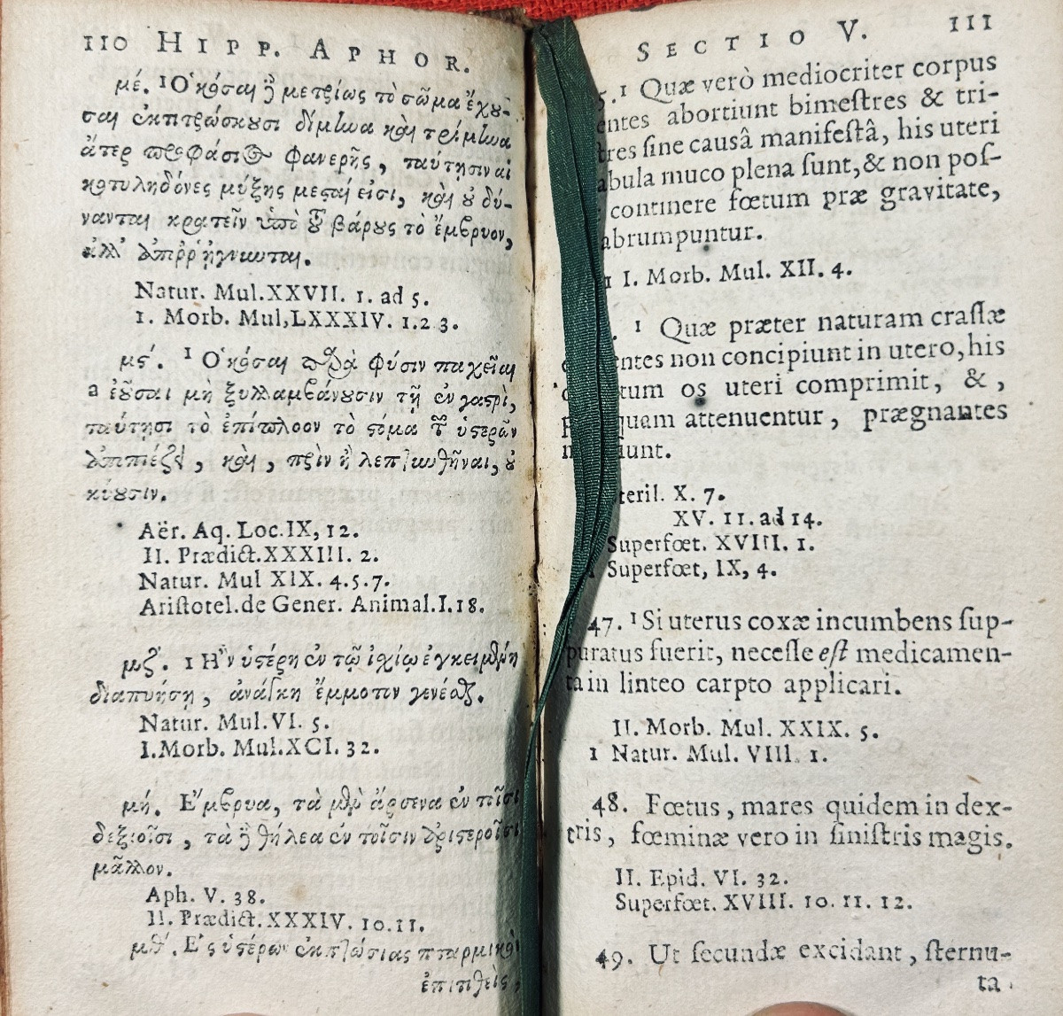 Hippocrates & Celsi - Aphorismi, Variorum Auctotum, Maxim. Langerak, 1732, Period Binding.-photo-3