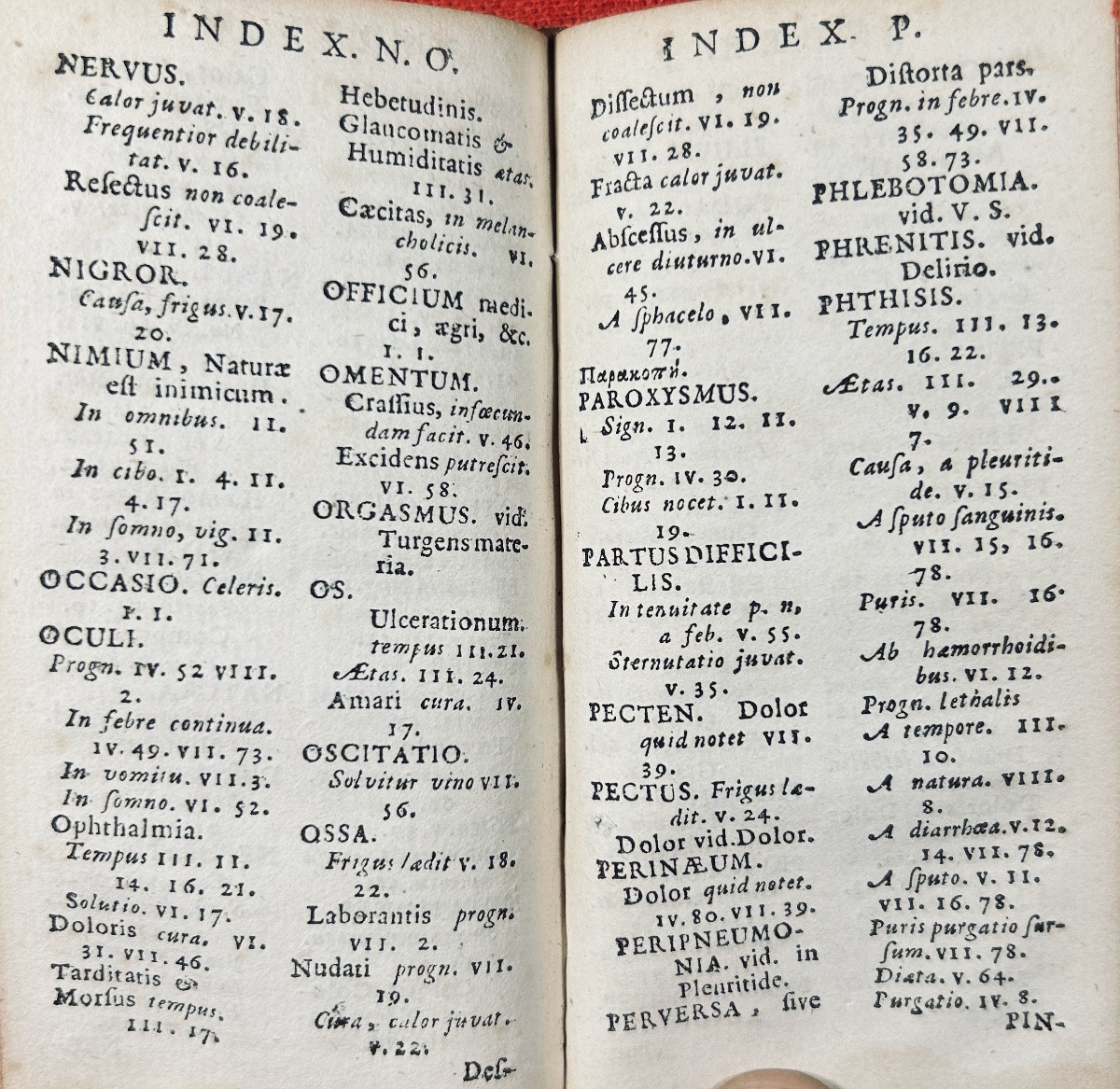 Hippocrates & Celsi - Aphorismi, Variorum Auctotum, Maxim. Langerak, 1732, Period Binding.-photo-5