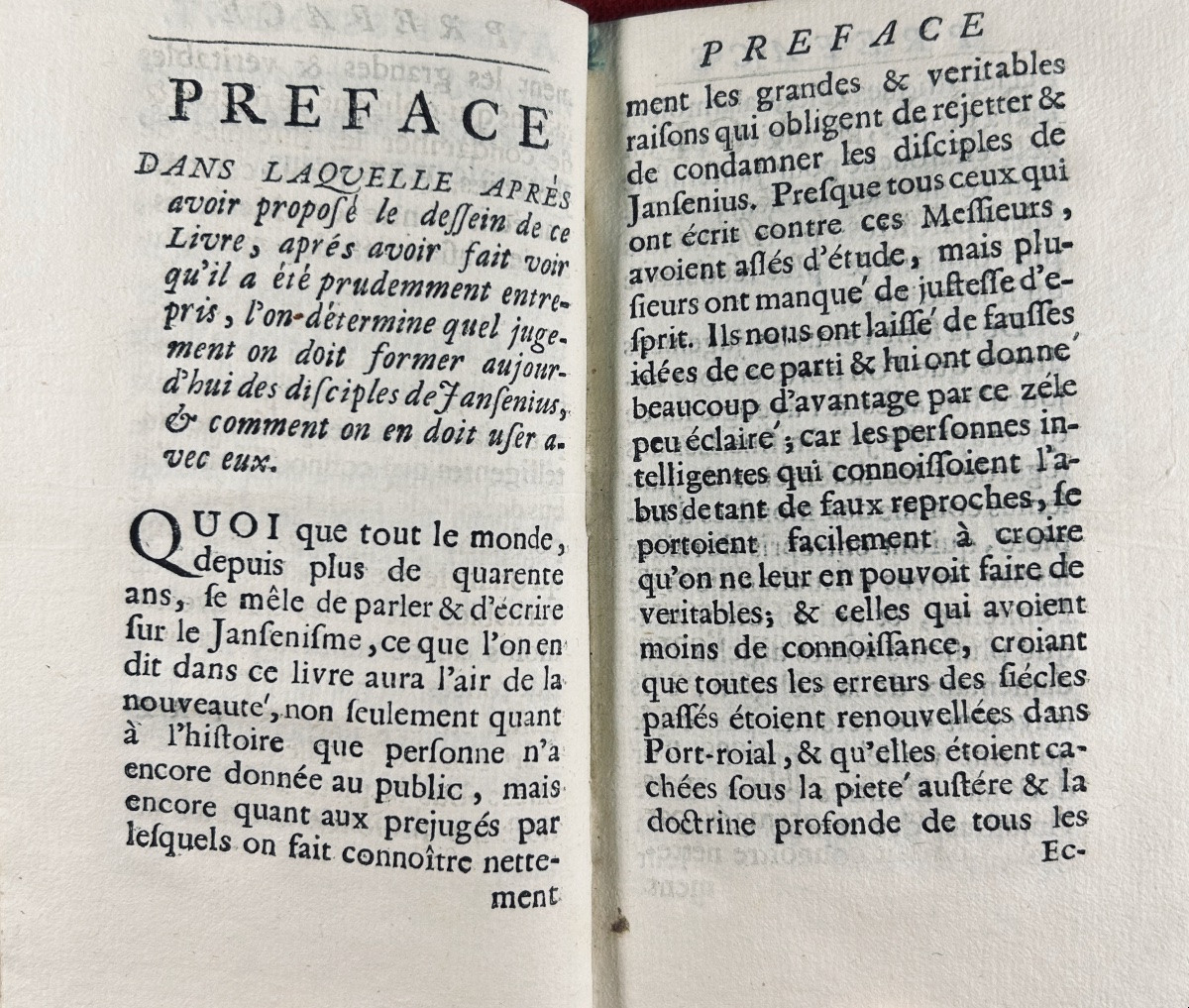 [LA VILLE (François de)] - Préjugés légitimes contre le Jansénisme. 1688, reliure aux armes.-photo-2