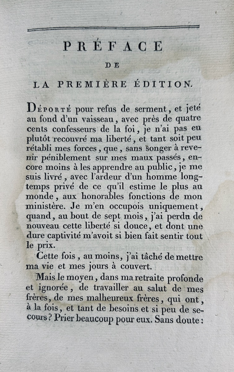 [LABICHE DE REIGNEFORT] - Relation très-détaillée de ce qu'ont souffert, les prêtres. 1801.-photo-3
