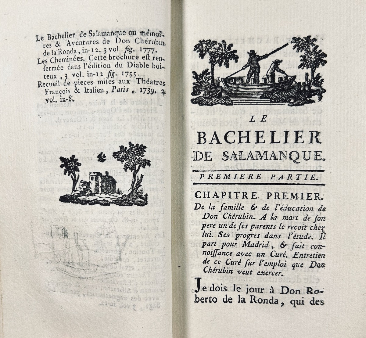 LE SAGE - Le bachelier de Salamanque ou Mémoires et aventures de Don Chérubin de la Ronda. 1777-photo-7