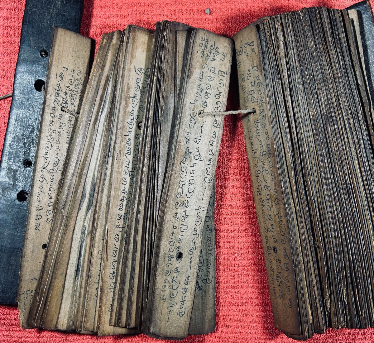 [buddhist Prayer Book] - Prayer Text In Sanskrit. India, Manuscript, Circa 1850. -photo-3