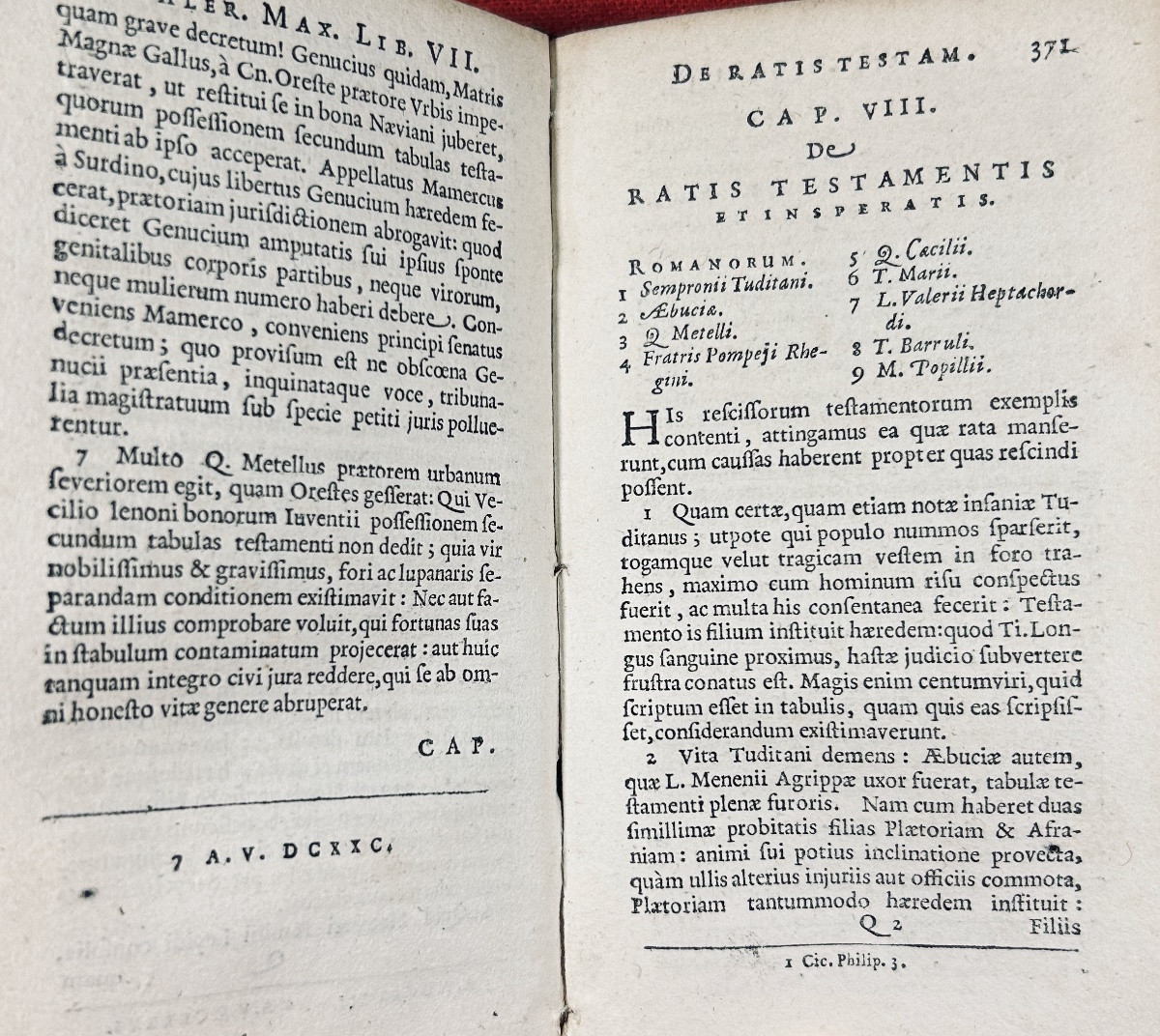 MAXIMI - Valerii Maximi Dictorum Factorumque Memorabilium. Heger, 1640, reliure vélin d'époque.-photo-5
