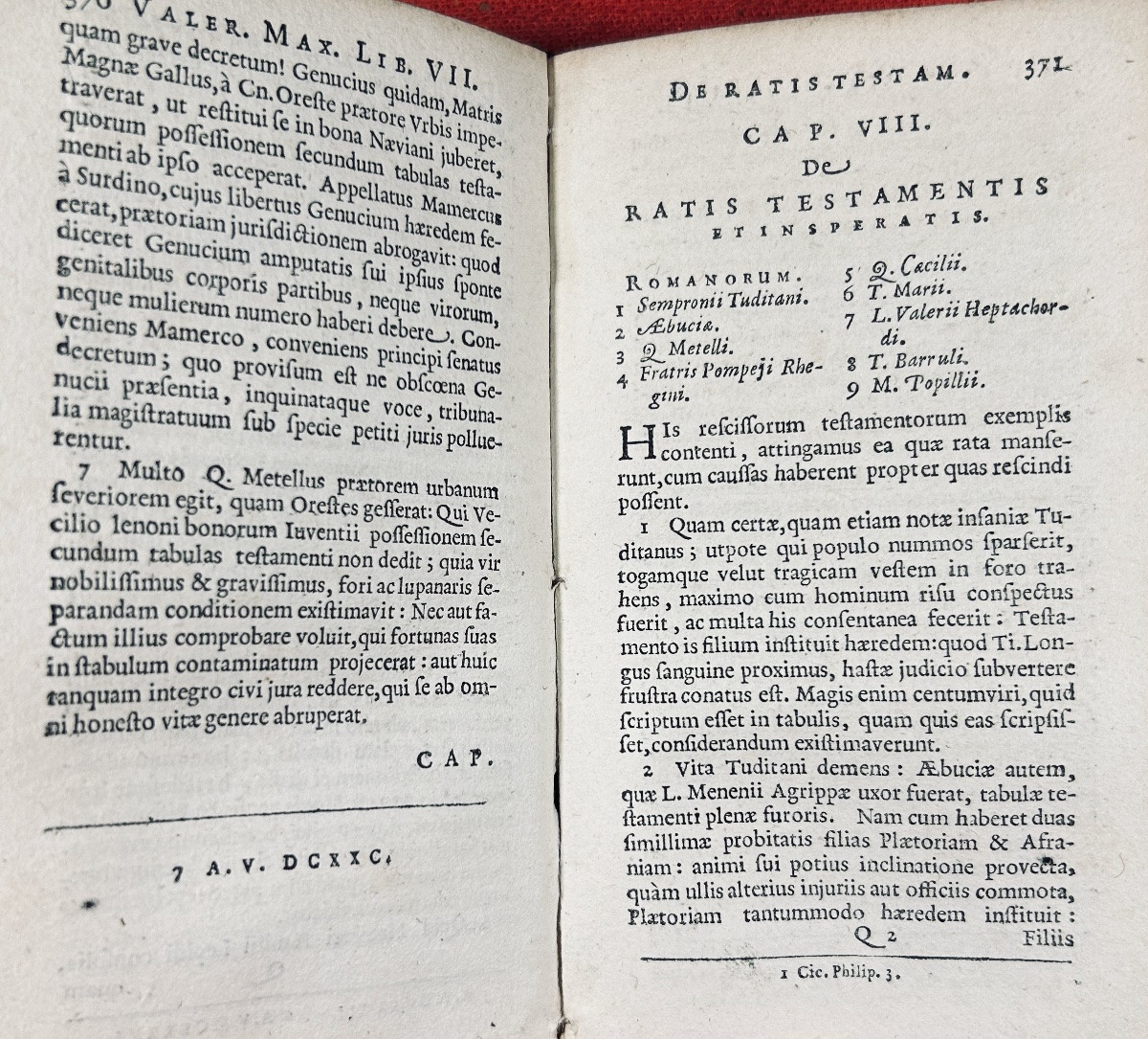MAXIMI - Valerii Maximi Dictorum Factorumque Memorabilium. Heger, 1640, reliure vélin d'époque.-photo-6
