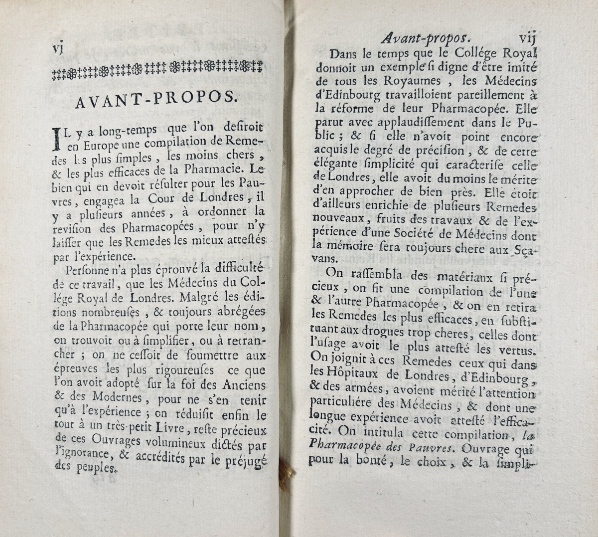 [MAZEAS (Guillaume)] - La pharmacopée des pauvres. Paris, Herissant, 1757, reliure plein veau.-photo-3