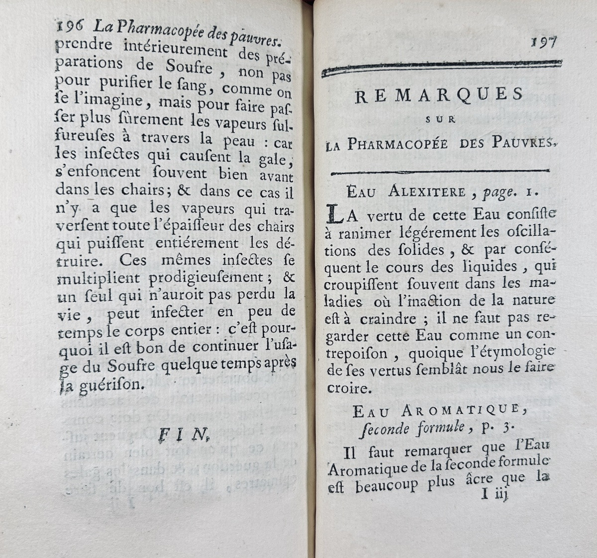 [MAZEAS (Guillaume)] - La pharmacopée des pauvres. Paris, Herissant, 1757, reliure plein veau.-photo-2