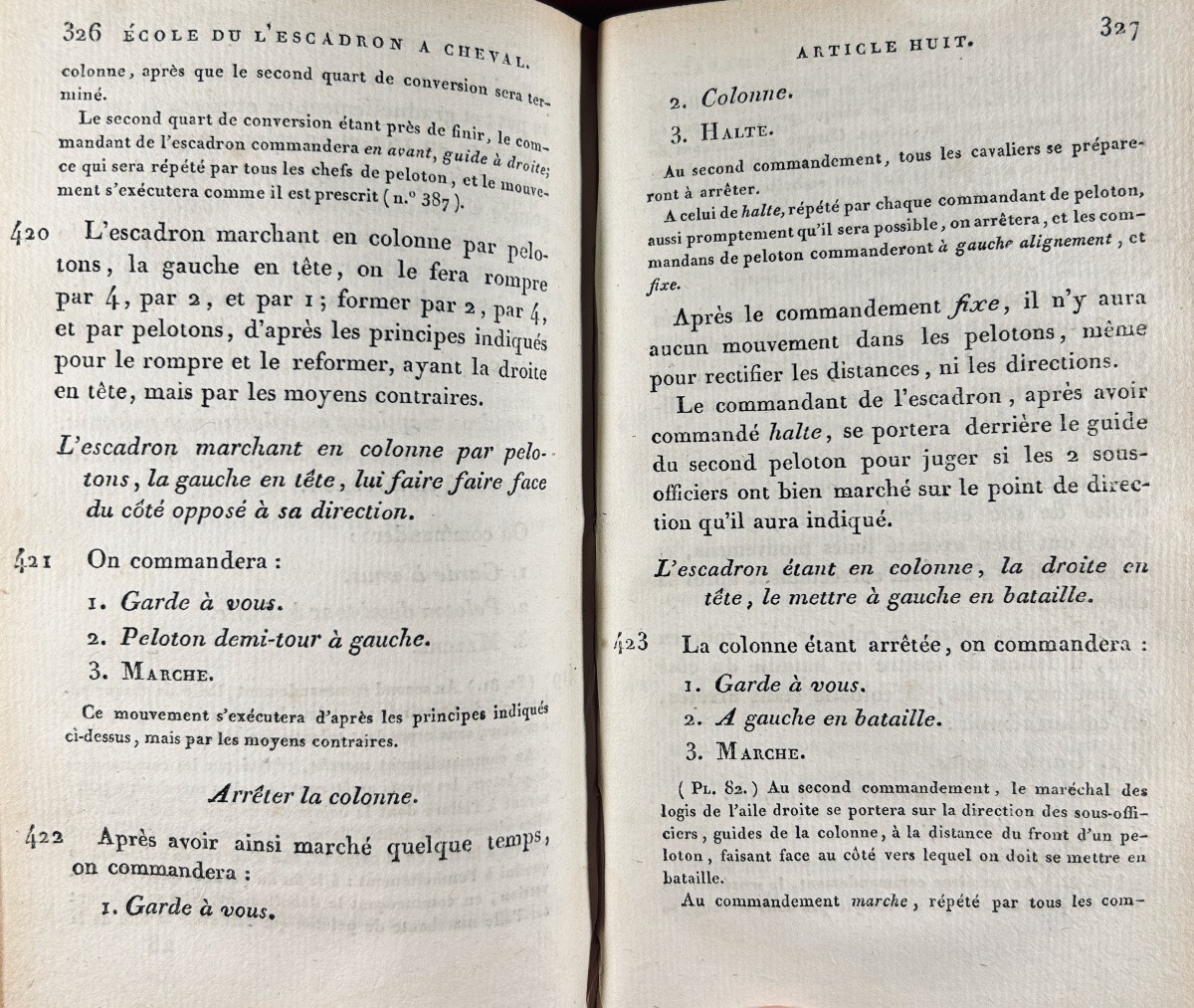 [MILITARIA] - Ordonnance provisoire sur l'exercice et les manoeuvres de la cavalerie. 1808.-photo-3