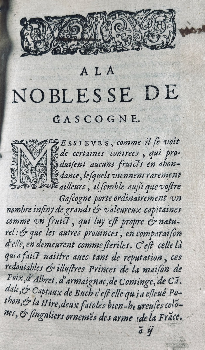 MONTLUC - Commentaires de messire Blaise de Montluc Maréchal de France. 1626, reliure en vélin.-photo-2