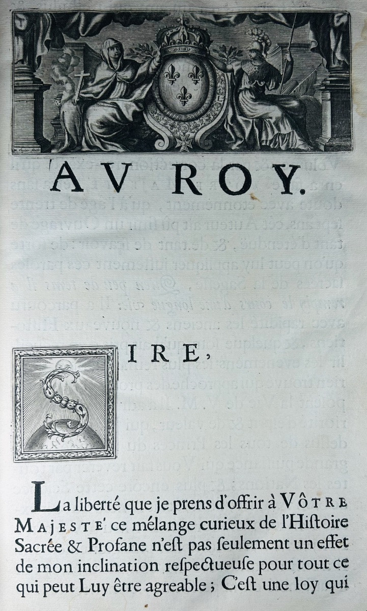 Moreri (louis) - The Great Historical Dictionary. Lyon, Chez Girin & Rivière, 1683, 2 Volumes.-photo-4