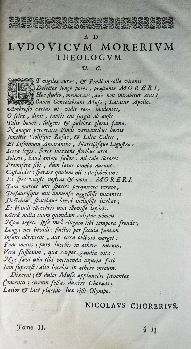 Moreri (louis) - The Great Historical Dictionary. Lyon, Chez Girin & Rivière, 1683, 2 Volumes.-photo-7