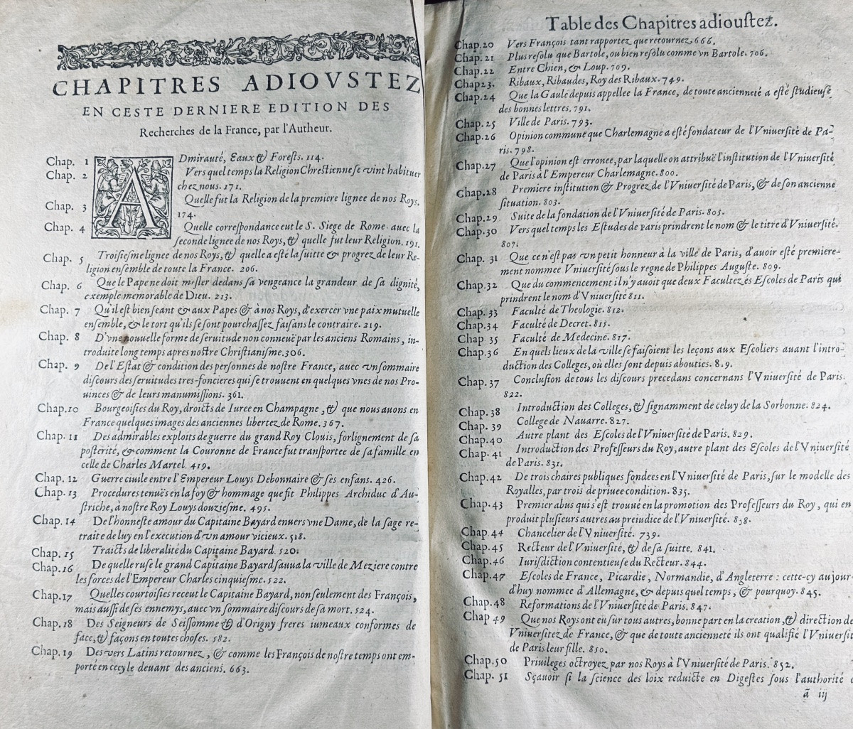 Pasquier (estienne) - Estienne Pasquier's Research Into France. At Sonnius, 1621.-photo-3