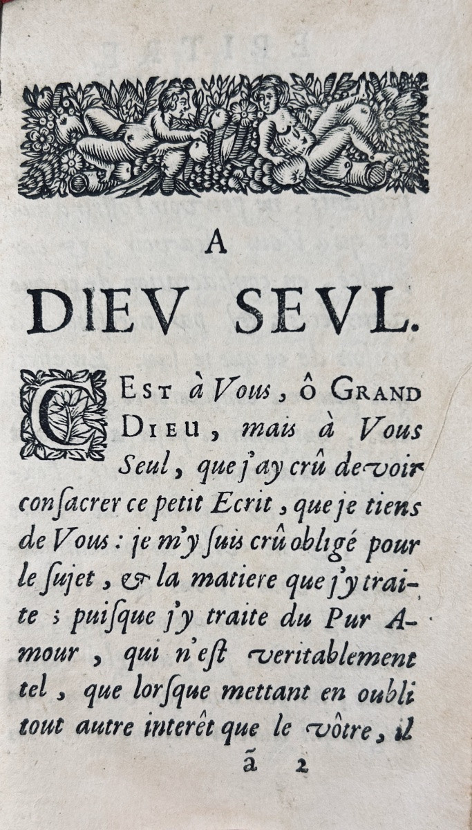 PINY (Alexandre) - État du pur amour ou conduite pour bientôt arriver à la perfection. 1682.-photo-2