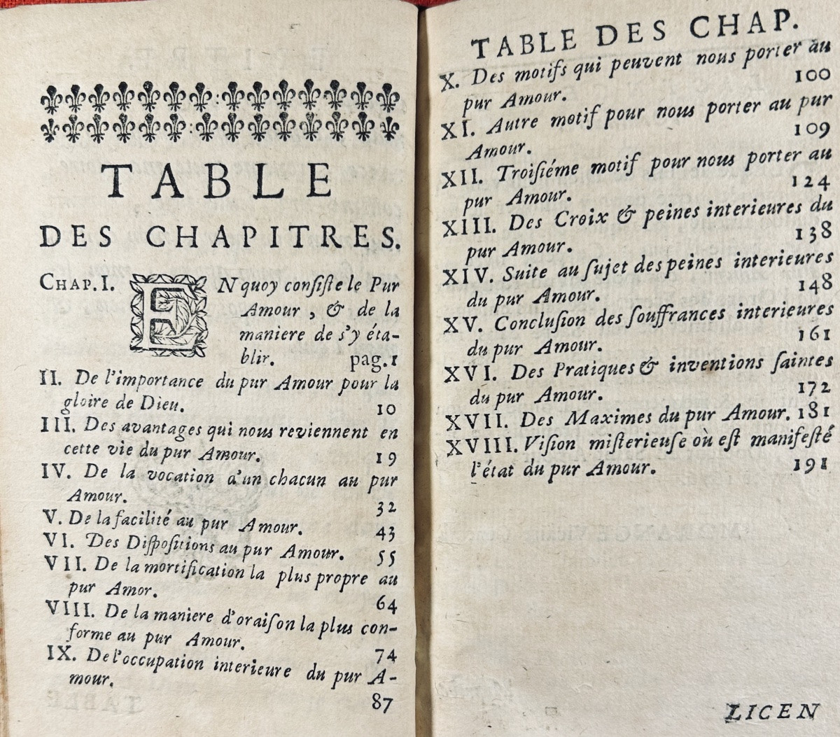 PINY (Alexandre) - État du pur amour ou conduite pour bientôt arriver à la perfection. 1682.-photo-3