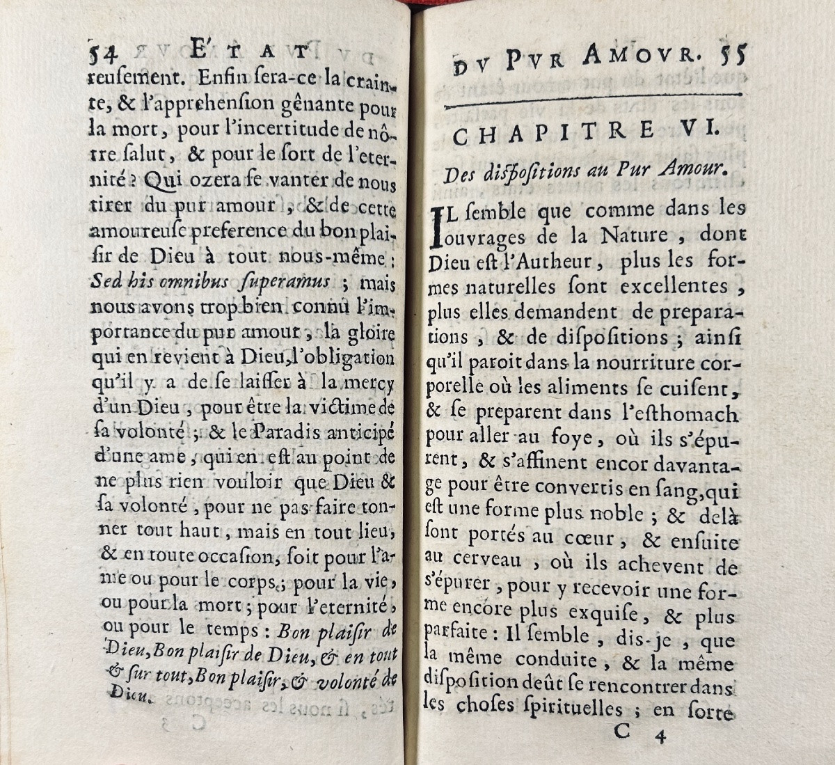 PINY (Alexandre) - État du pur amour ou conduite pour bientôt arriver à la perfection. 1682.-photo-4