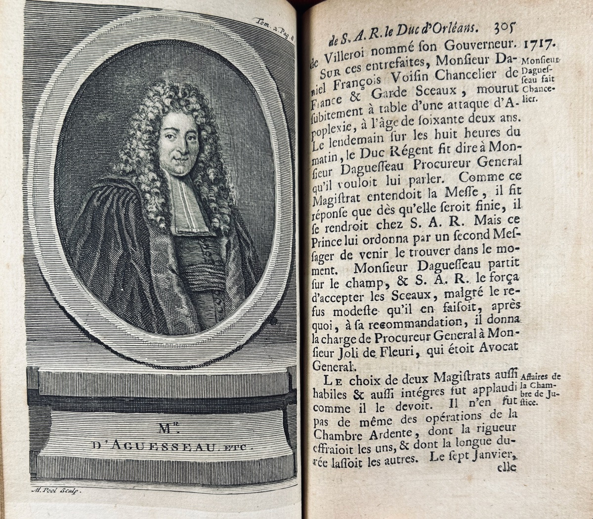 [piossens (chevalier)] - Memoirs Of The Regency Of Hrh Mgr The Duke Of Orléans. Duren, 1729.-photo-4