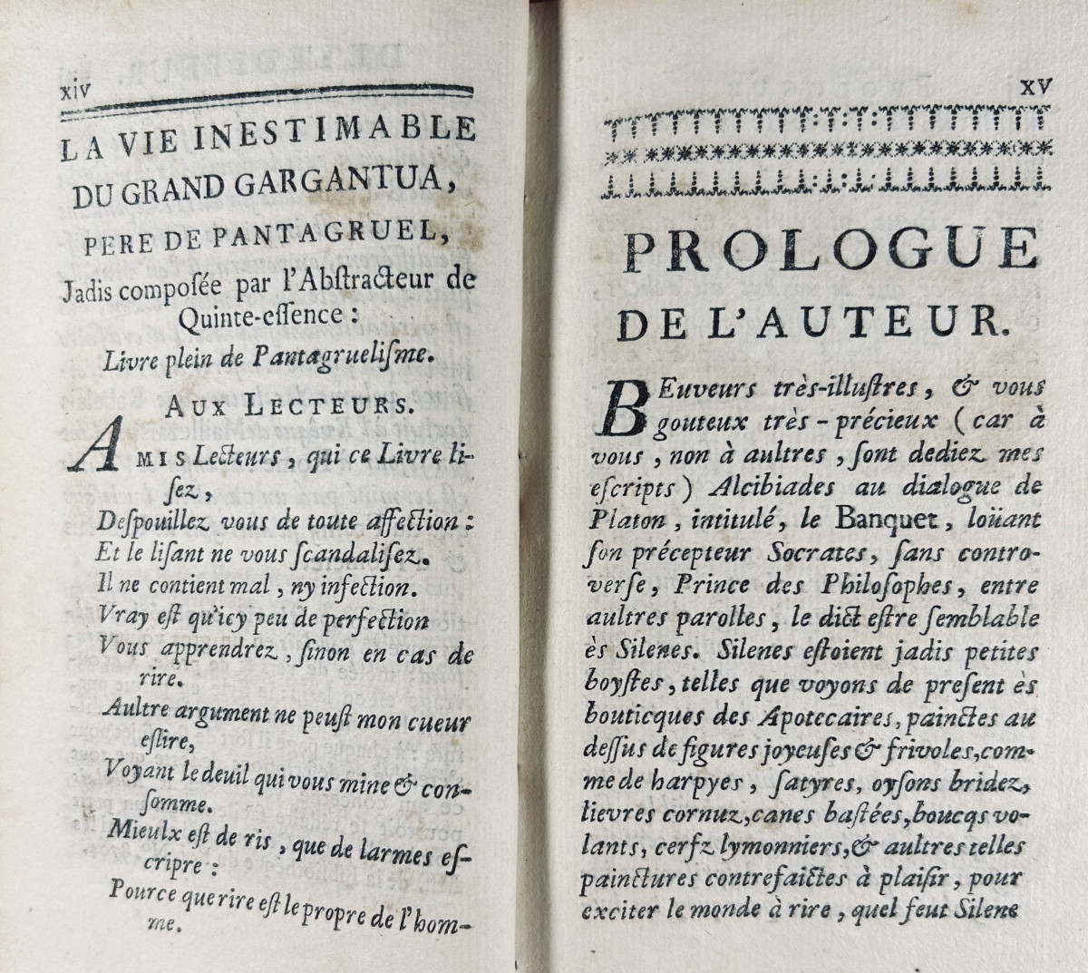 RABELAIS (François) - Oeuvres choisies de M. François Rabelais. Genève, Barillot & Fils, 1752.-photo-3