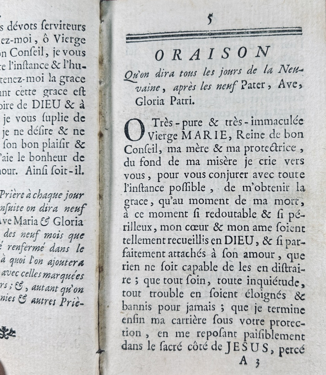 [religion] Practices Of Piety, For A Novena In Honor Of Our Lady Of Good Counsel. 1743-photo-1