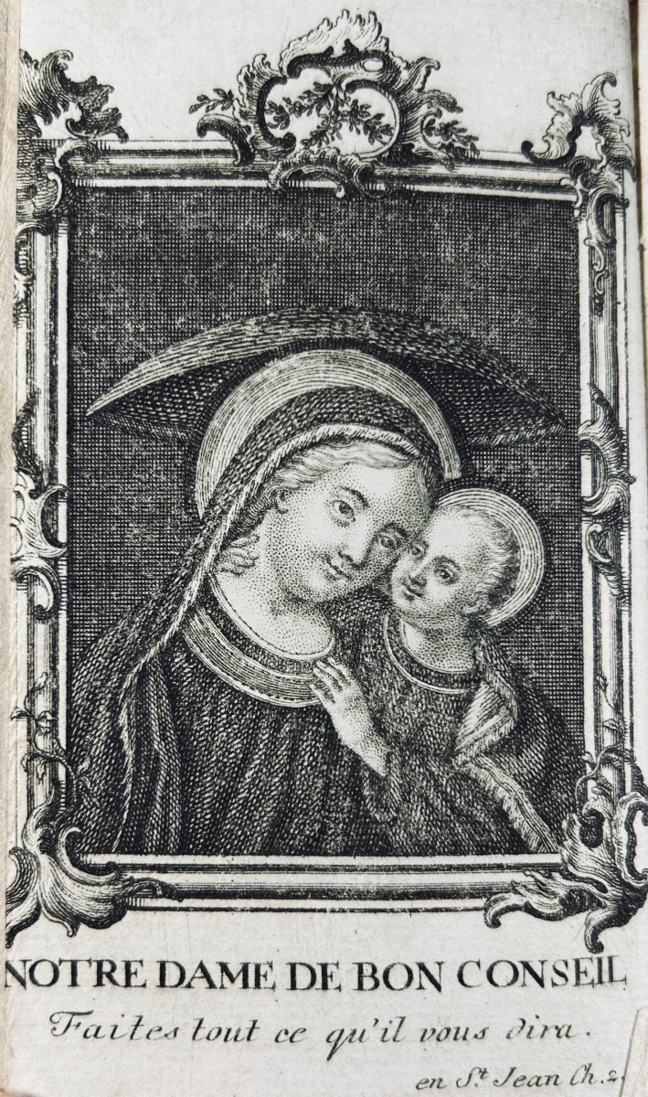 [religion] Practices Of Piety, For A Novena In Honor Of Our Lady Of Good Counsel. 1743