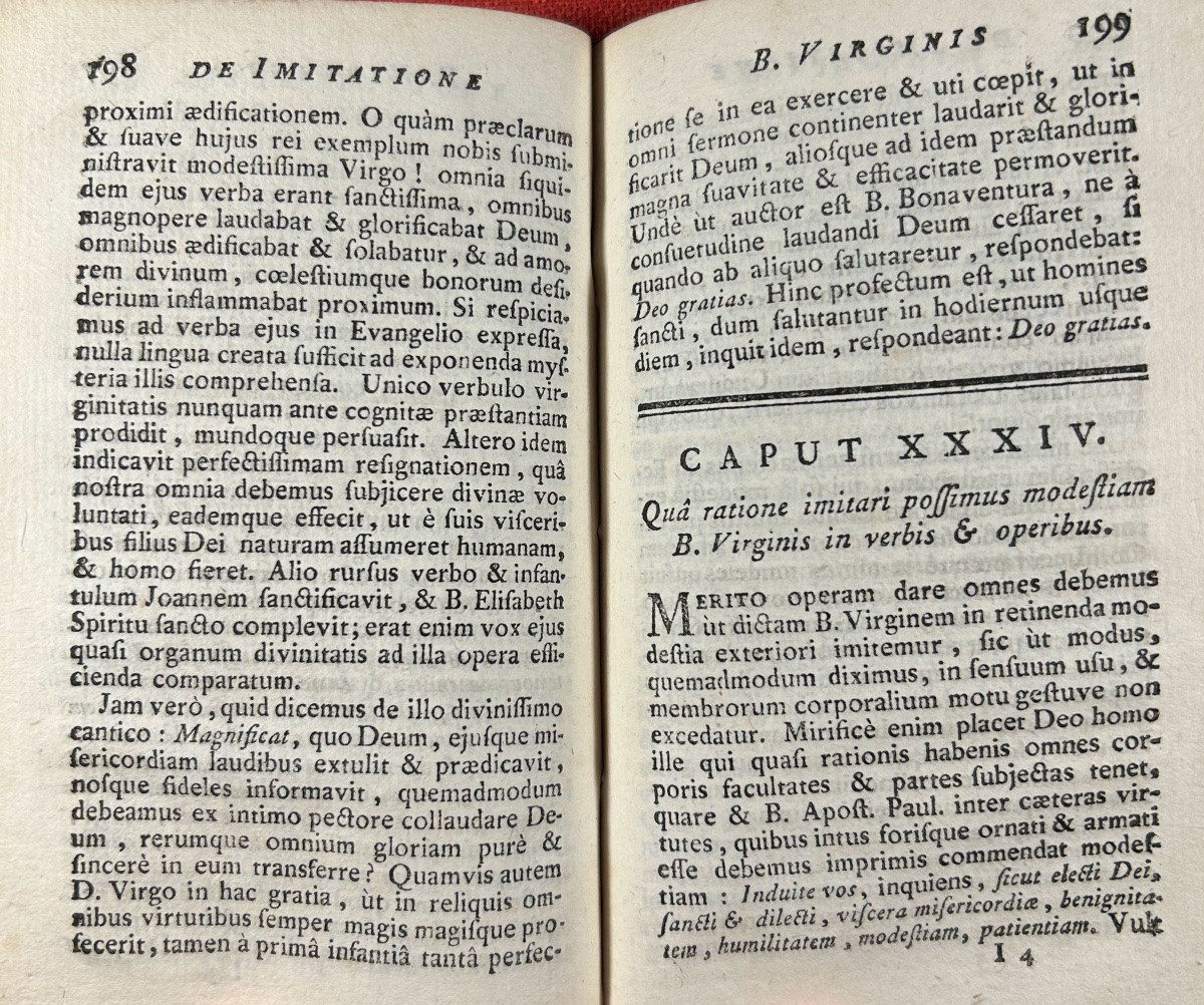 [RELIGION] - De imitatione dominae nostrae B. V. Mariae. Levrault, 1783, reliure d'époque.-photo-4