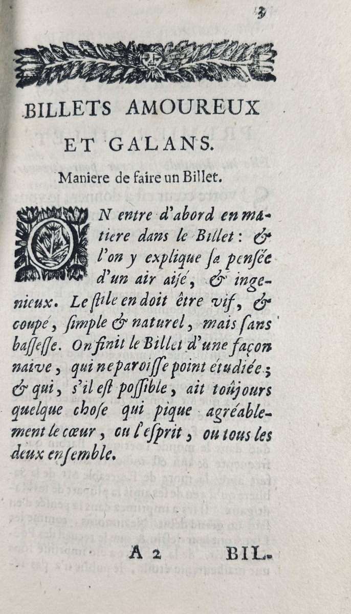 RICHELET (César-Pierre) - Les plus belles lettres françoises sur toutes sortes de sujets. 1699.-photo-2