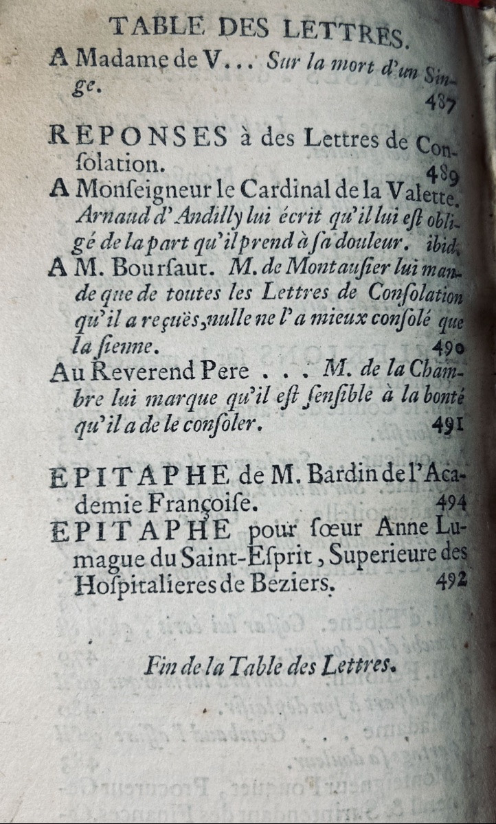 RICHELET (César-Pierre) - Les plus belles lettres françoises sur toutes sortes de sujets. 1699.-photo-5