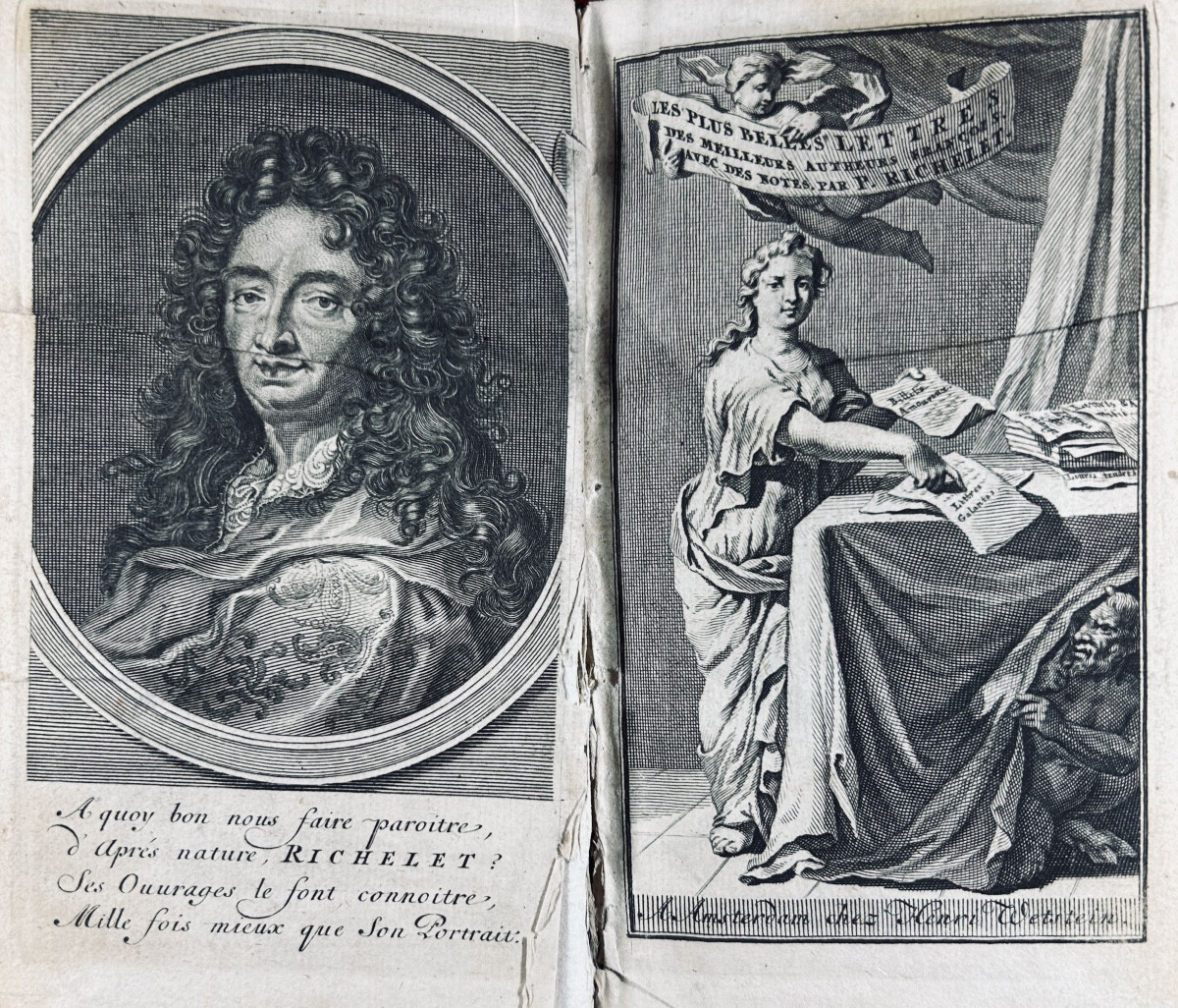 RICHELET (César-Pierre) - Les plus belles lettres françoises sur toutes sortes de sujets. 1699.