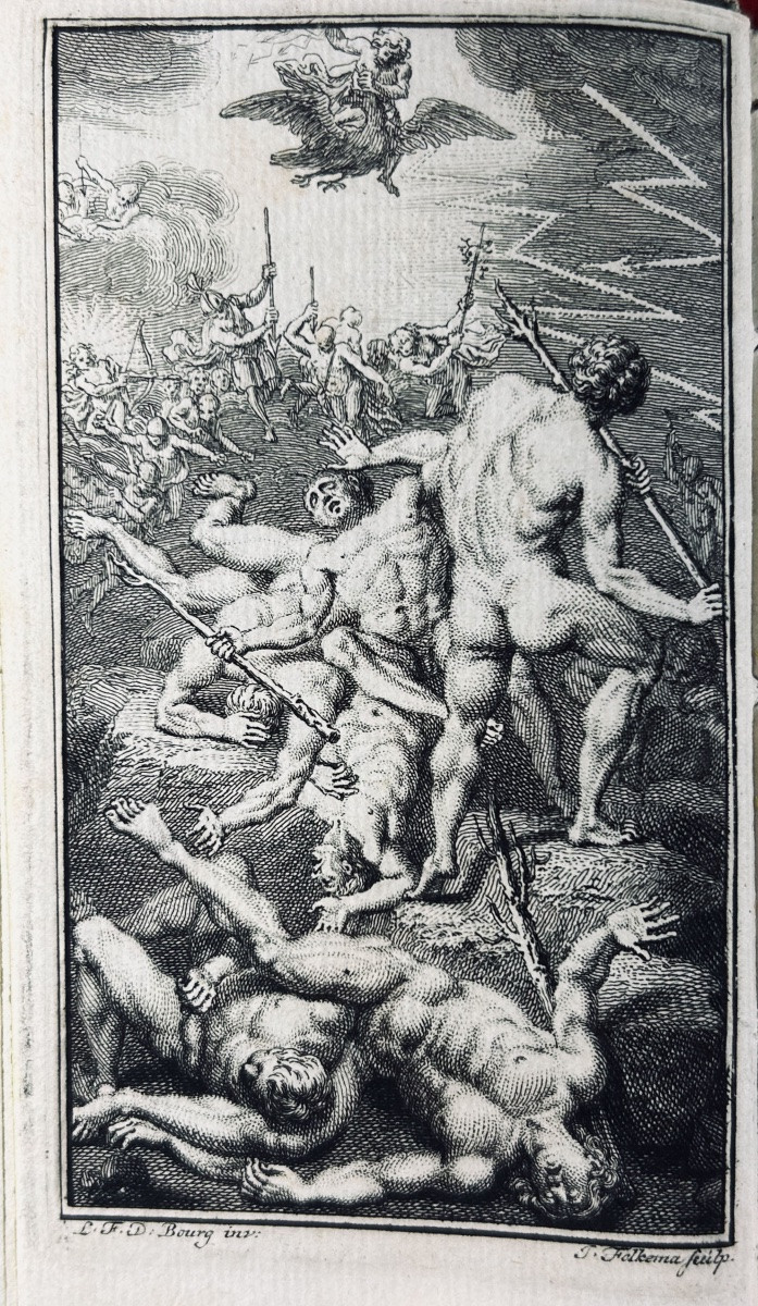 Scarron (paul) - Works Of Mr. Scarron. Amsterdam, Wetstein, 1752, Contemporary Bindings.-photo-6