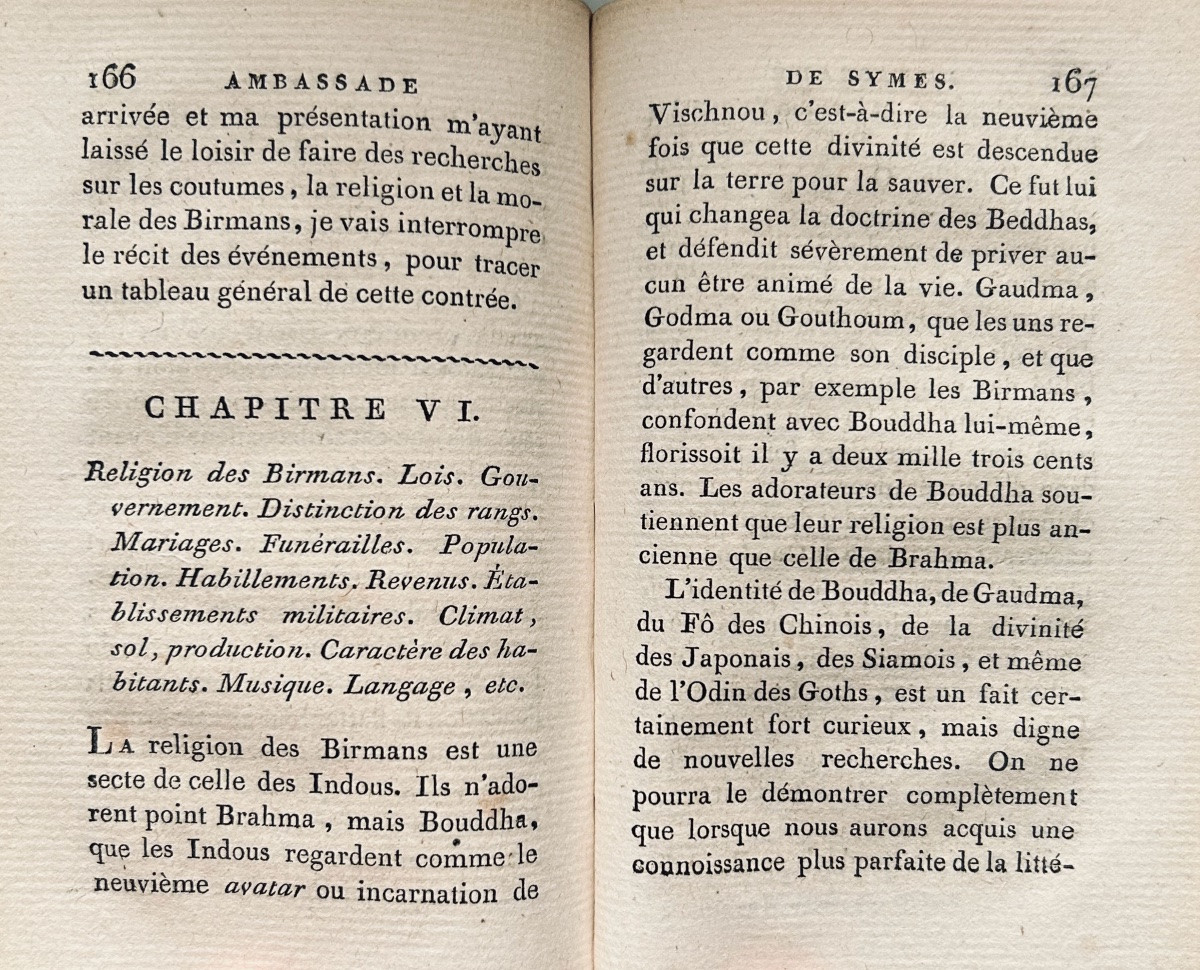 Symes (major M.) - Embassy To The Kingdom Of Ava Or The Burmese Empire. Dufour, 1807.-photo-3