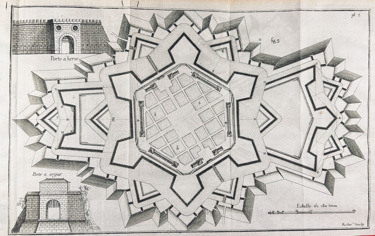 TRINCANO - Élémens de fortification, de l'attaque et de la défense des places. Musier, 1768.-photo-3