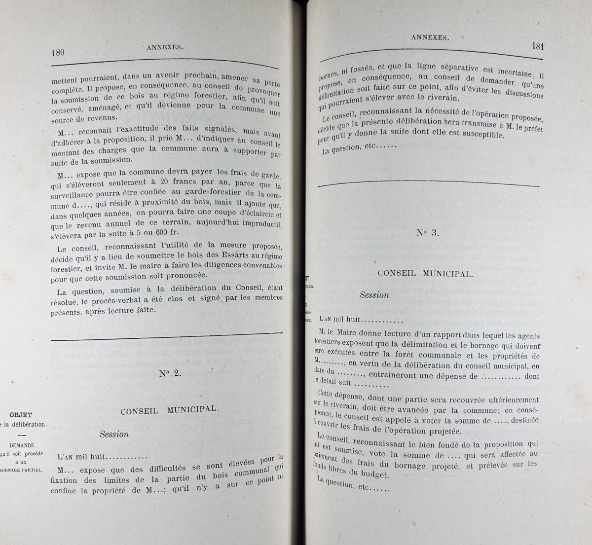 [AGRICULTURE] - BOUQUET DE LA GRYE - Le régime forestier appliqué aux bois des communes. 1883.-photo-3