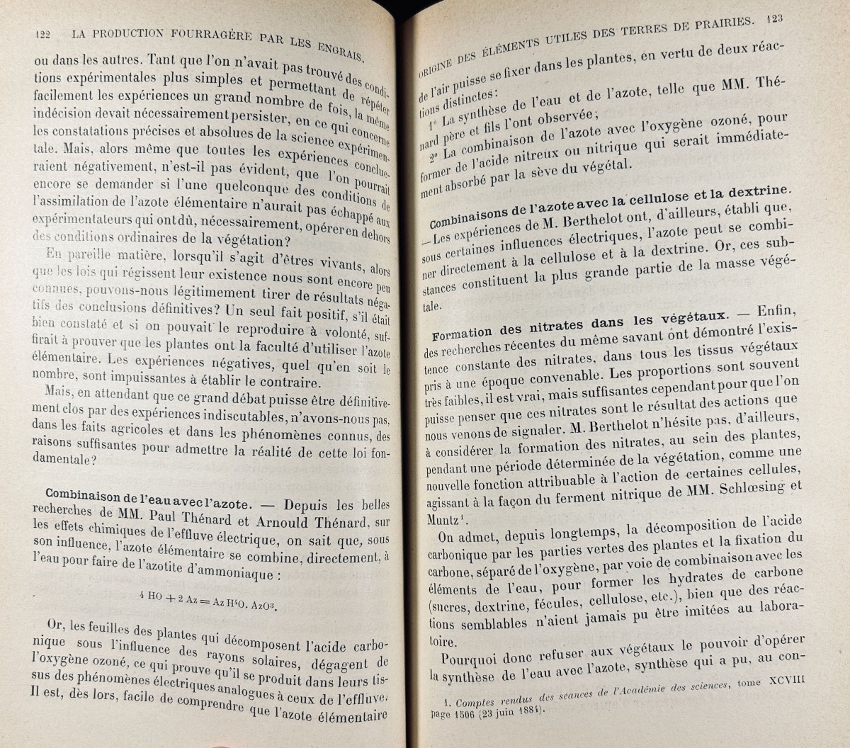 [agriculture] - Joulie - Forage Production By Fertilizers. Meadows And Grasslands. 1887.-photo-2