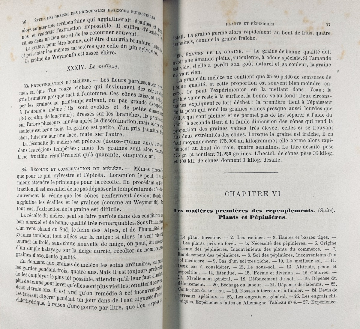 [agriculture] - Christmas - Essay On Artificial Repopulation. 1882, Period Binding.-photo-3
