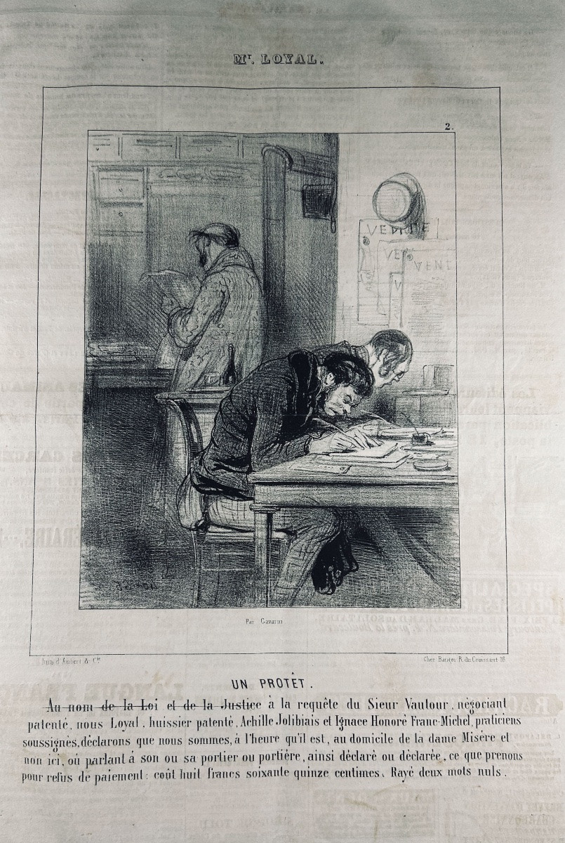 Le Charivari From November 15, 1841 To March 31, 1842. At The Offices Of The Review, 1841-1842, Bound.-photo-1